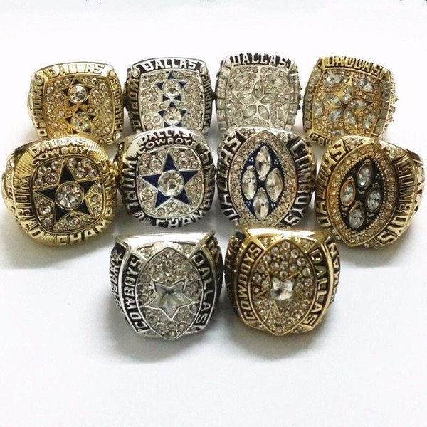 HIGH QUALITY 1971 1977 1992 1993 1995 DALLAS COWBOYS Championship Ring AAA+