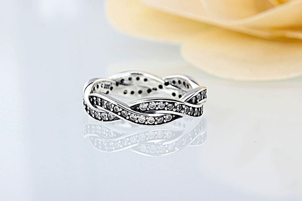 Rings Jewelry Silver Rings s925 Sterling Silver Unlimited Couple Rings Creative Retro Silver Fashion Fashion Women's Jewelry Wholesale