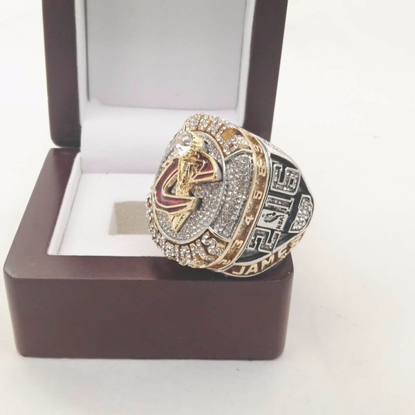 LeBron 2016 Alloy world basketball Championship Ring With Wooden Box