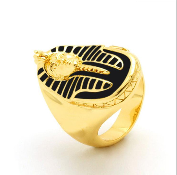 European and American pop trend, fashion and attractive hip-hop pyramid boutique finger ring and hand ornaments