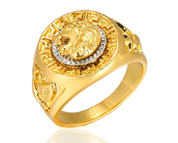 The latest explosion of attractive hip-hop Lion Head Ring fashion personality publicity fashion boutique men's ring