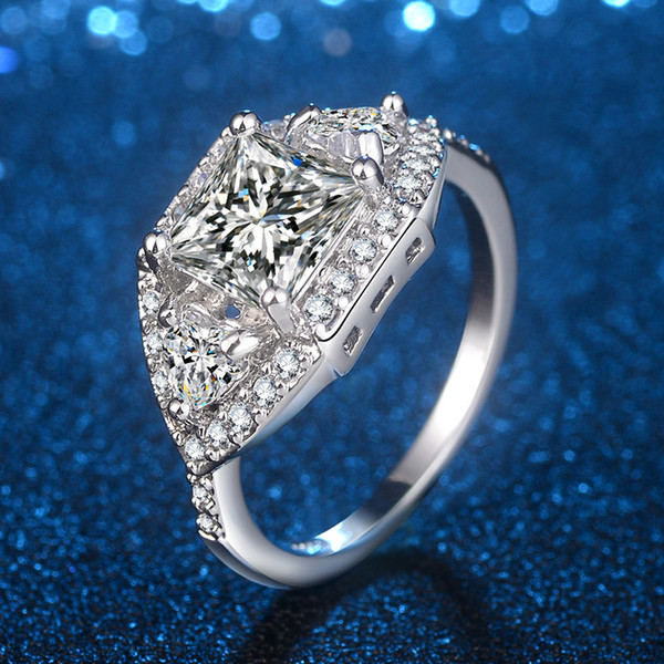 NEW ARRIVAL HOT SALE Western style luxury wedding ring, special supply for ladies and girls CNW066