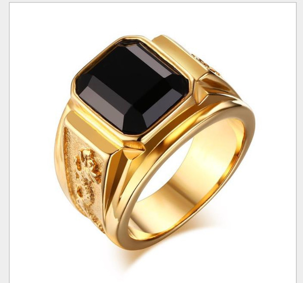 Accessories, fashion, fashion, rings, retro men's diamond rings.