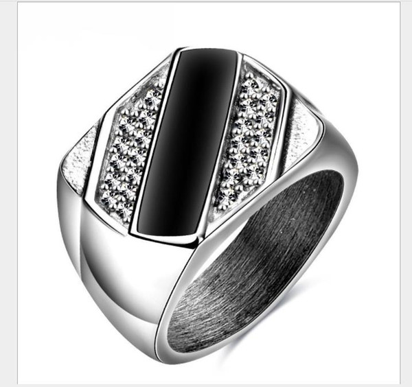 European and American Jewelry Men's vintage fashion diamond rings