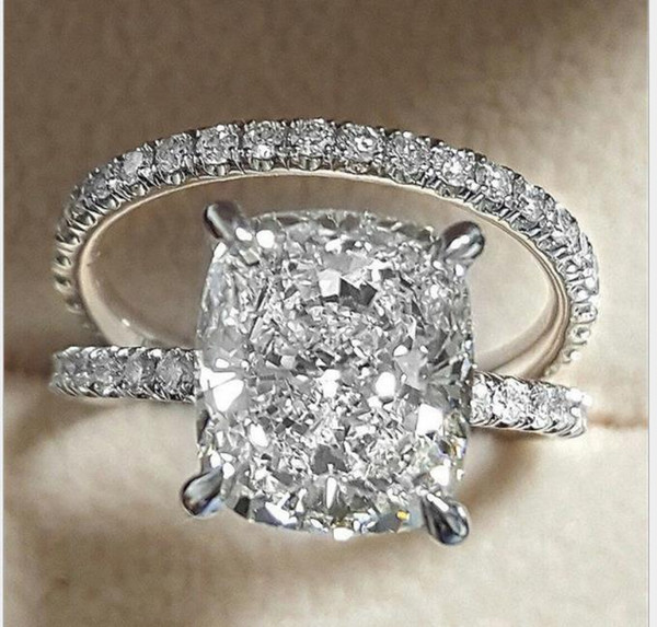 European and American fashion diamond diamond rings