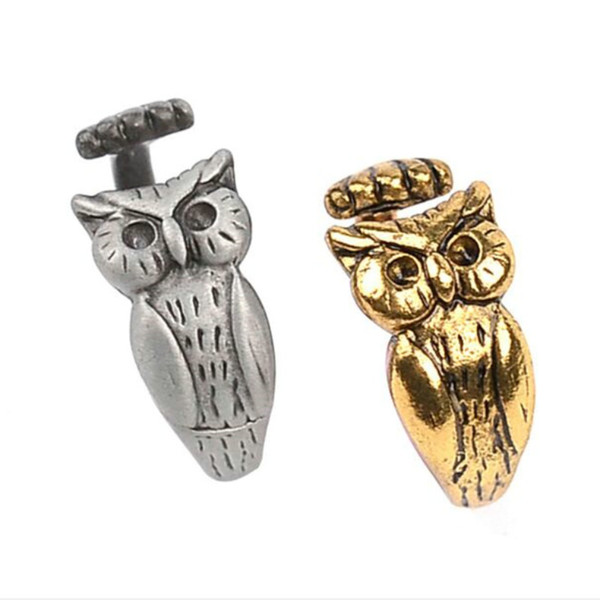 jewelry vintage silver/copper plated alloy party opening Children animal ring night owl ring bird nighthawk rings 2017 j405