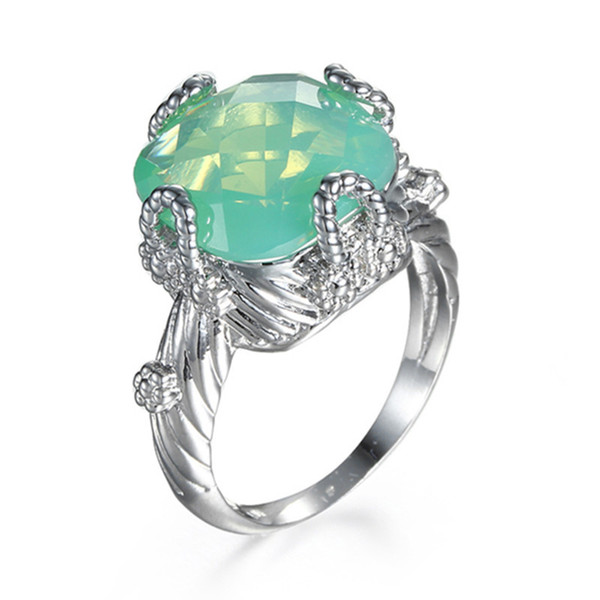 Crystal Silver European Rings Finger Shape Fashion for Party Girls Sisters Women CZ Engagement 925 Jewelry Love Ring