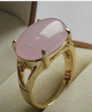 Free Shipping latest design jewelry lady's favourite 18KGP light purple jades ring (7,8,9#)