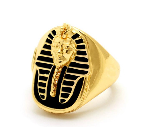 The latest pop fashion alluring Jesus Egyptian Pharaoh ring European and American fashion jewelry boutique hip hop jewelry