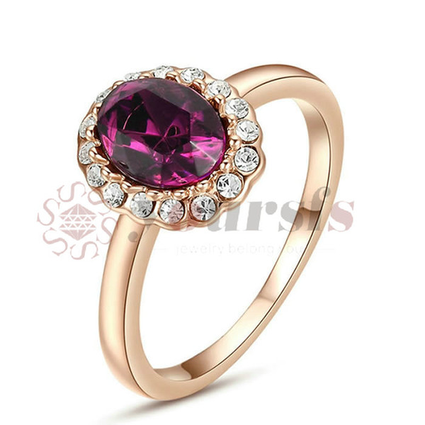 Yoursfs Trendy Zircon Lady Ring Women's Valentine's Day Gifts for Female Bague Femme