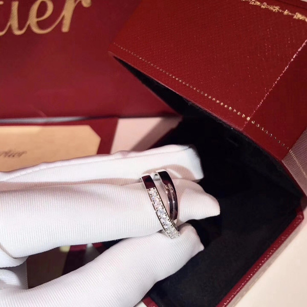 France C Home Etincelle De Diamond Ring Women's Diamond Wedding Rings with Original Box Birthday Gift