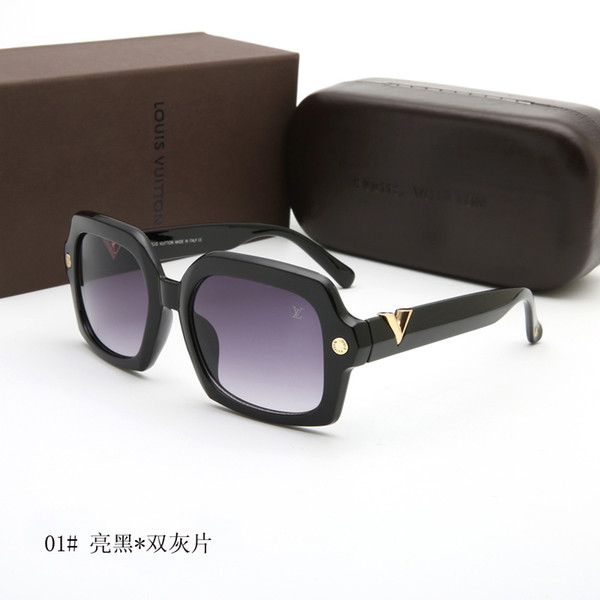 Neonoe L Home France Lepord Grey V Black Sunglasses Women's Summer Drive Sunglasses with Original Box