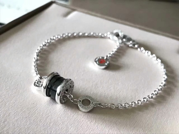 Authentic 925 Sterling Silver jewelry round ring with BV brand logo Charm Bracelets SAVE THE CHILDREN Charity bracelet