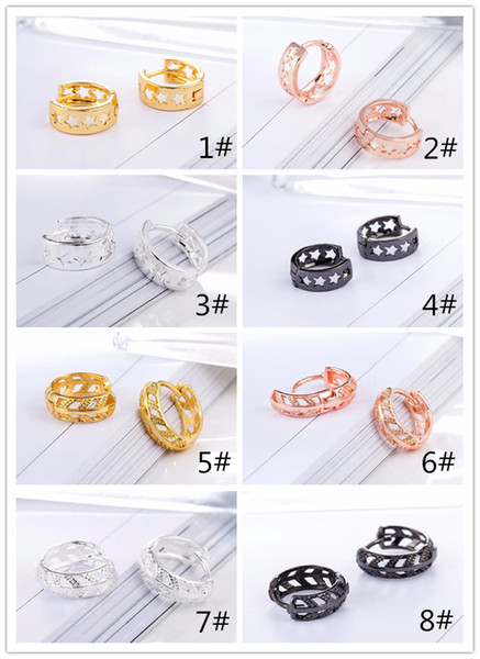 fashion 925 sterling silver designer earrings 8 styles for options silver plated luxury earring jewelry model no. NE925