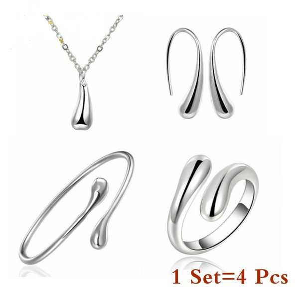 Eardrop Water Drop Big Hand Chain Bracelet Necklace Ring Hook Oval Earings Se