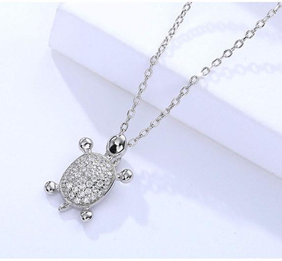 animal necklaces jewellery unisex woman man sterling silver 925 tortoise,sea turtle pendants fashion casual ornaments send boy friend 1pc