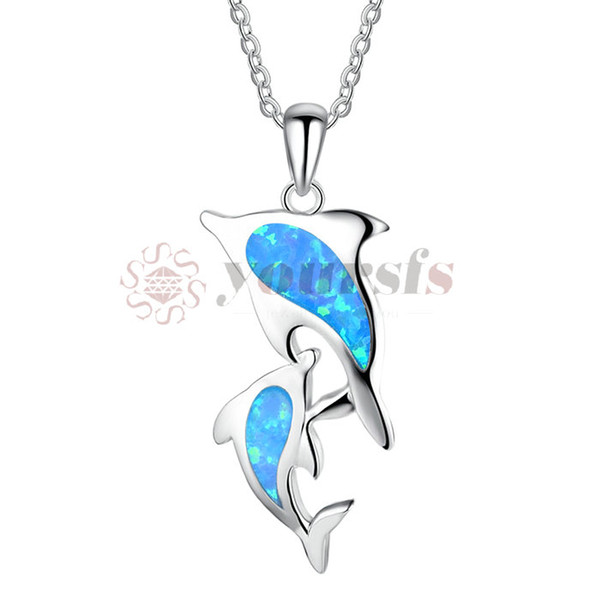 Yoursfs Cute Rhinesttone Crystal Dolphin /Turtle Pendant Necklace Valentine Day