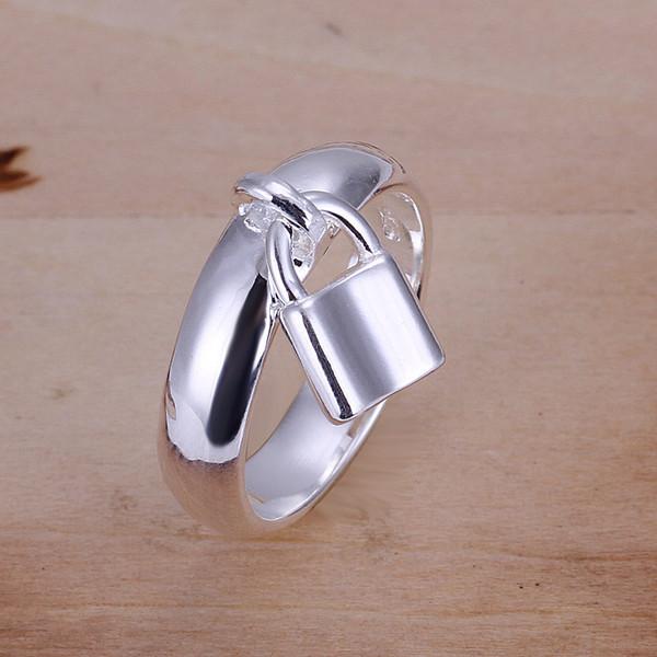 hot sale Hanging head sterling silver jewelry ring for women WR014,fashion 925 silver Band Rings