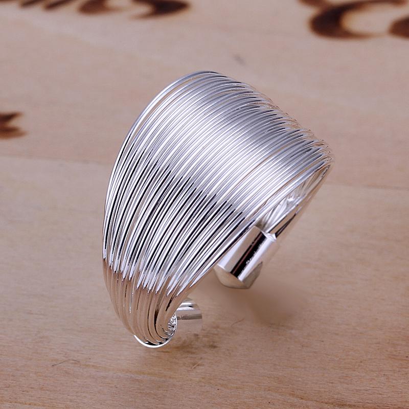 TOP Selling 925 Silver Ring Jewelry Multi Link Style Silver Ring Fashion Women Rings Adjustable Size Ring Factory Price