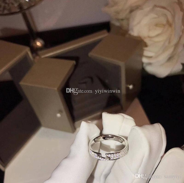 womens jewelry rings 925 sterling silver diamond ring CM Paris brand luxury bague dame anello donna Anel de senhora original box