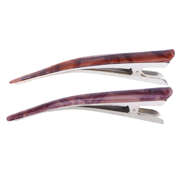 2pc Duckbill Hair Clips Chic Strong Tension Non-slip Hair Salon Clips Dye for Haircut Dye