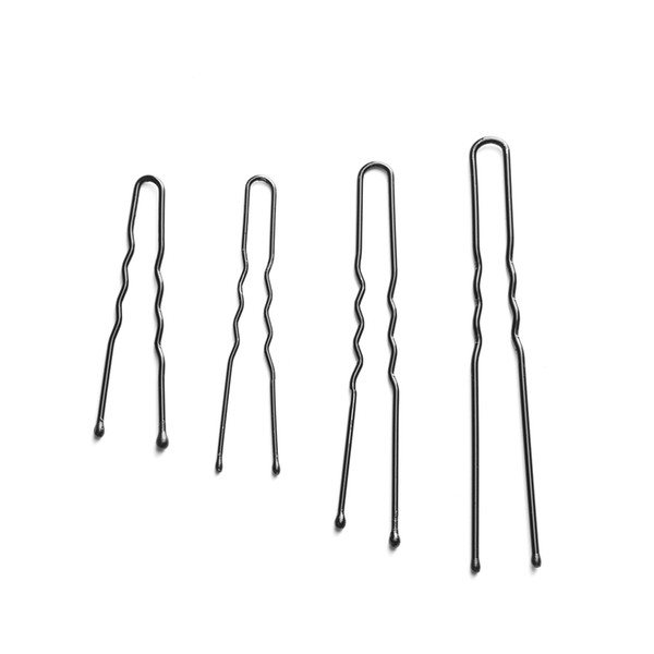50Pcs/Lot Black Plated Metal Thin U Shape Hairpins Girls Hair Clips Barrettes Beauty Hairdressing Accessoriess Styling Tools