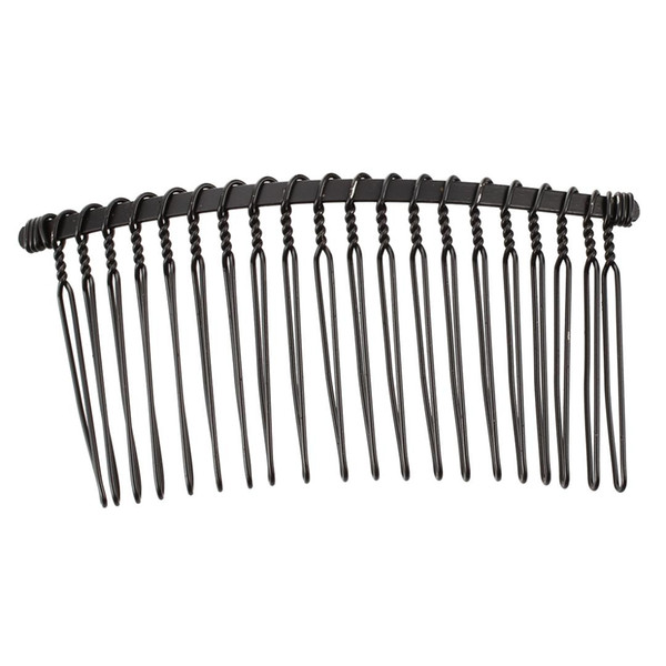 20 X metal Hair Comb plug Kushikami jewelry black mode