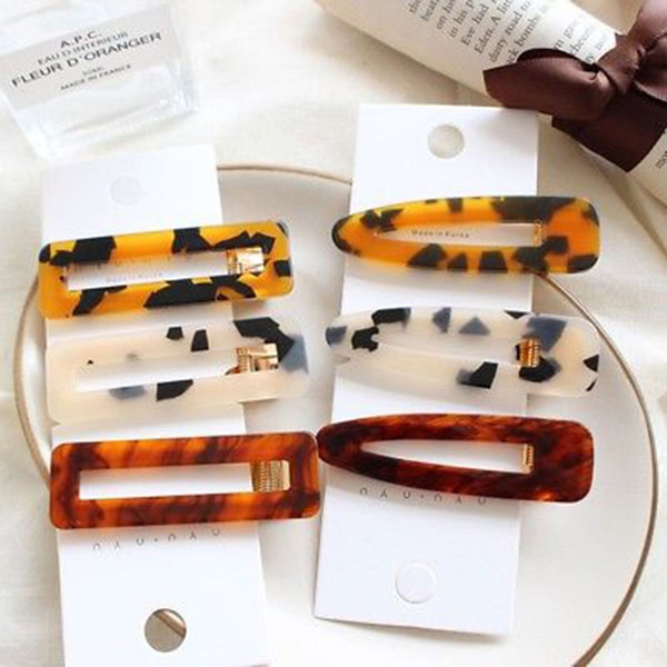1Pc Women Vintage Leopard Hair Clip Hair Pin Hairband Comb Bobby Pin Barrette Hairpin Styling Accessories For Girls