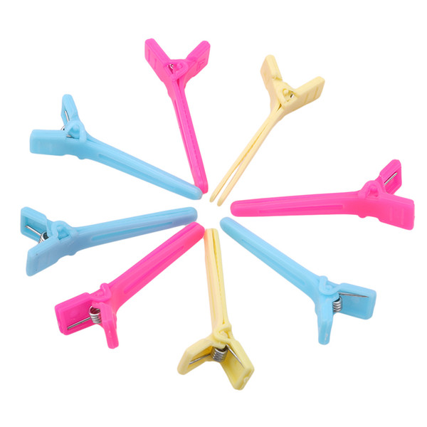 1Pack Professional Hair Clips New Salon Section Hair Clips DIY Hairdressing Hairpins Plastic Care Styling Accessories Tools