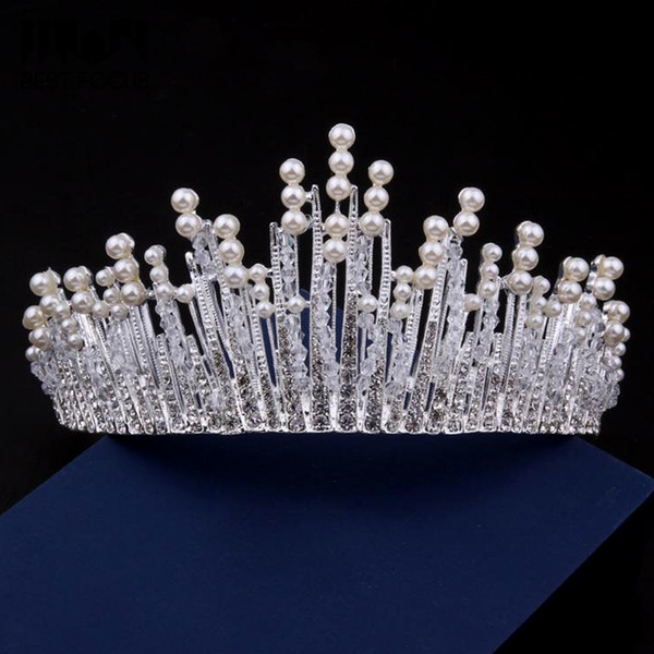 MLJY 2017 Bohemia Trendy Crystal Headbands Rhinestone Crown Tiara Fashion Elegant Jewelry Bride Party Wedding Hair Accessories 1Piece