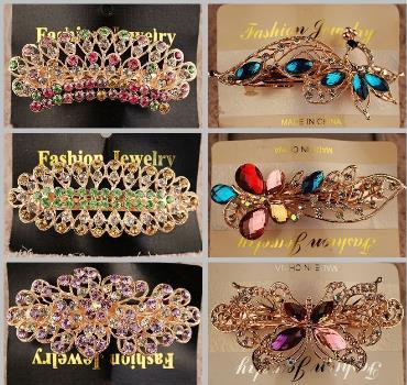 2015 Crystal Rhinestones Hairpin Hair clip hair barrette fashion Hair Clips Hair Jewelryclips hair claw clip hair accessories for women