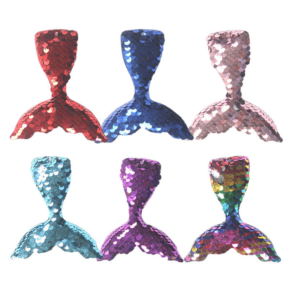 6pcs Hair Pins Sequin Cartoon Mermaid Shaped Adorable Hair Barrette Clips Bobby Pin Headdress for Children Kids Girls