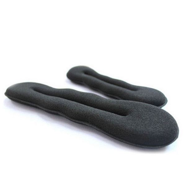 new 2Pcs Styling Tools Foam Sponge Hair Clips Donut Bun Former Maker Roll Twist Black Sponge Braiding Hair Accessories