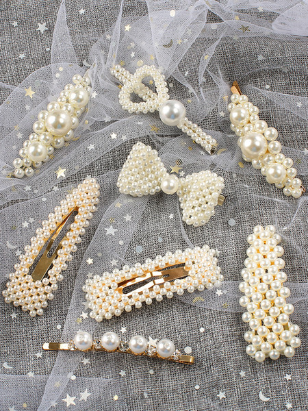 2019 Korean Ins Pearl Hair Clip Barrettes Temperament Girl Fashion Elegant Hairpins Hair Accessories Trendy Style Ornament Women Jewelry New
