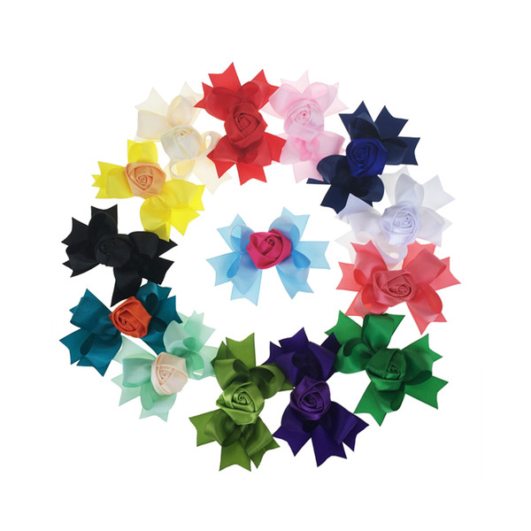 8 Pcs Hair Bow Fashion Bow Tie Barrettes Hair Accessories Bowknot Clips Hairpins for Teens Girls Children