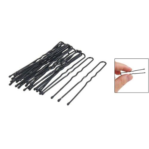 High Quality 20 Pcs Black Metal Flexible DIY Hair Bun Hairclip for Lady