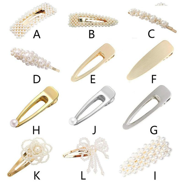 Ins Internet Celebrity Hairpins Bling Crystal Headwear Women Girls Rhinestone Hair Clips Pins Barrette Styling Tools Accessories
