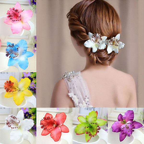 Flower Hairband Bridal Bohemia Hair Clip Wedding Hairwear Women Hair Jewelry sale 2 pcs/lot