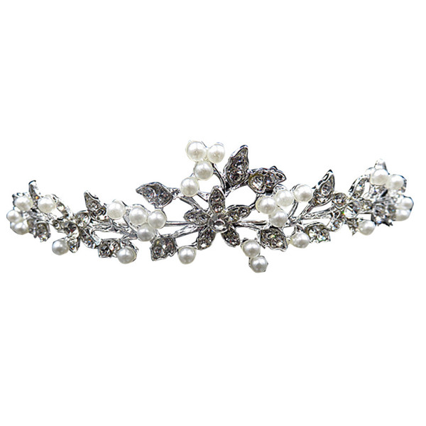 Bride Crystal Crown Jewelry New Crown Crystal Jewelry Customized Hair Ribbon Factory Direct Selling