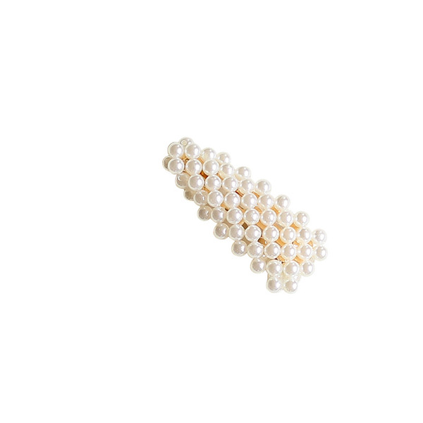 South Korea ins pearl pin adults had elegant top clip clip bang a word web celebrity hairpin clip headdress female