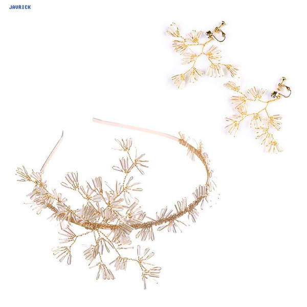 JAVRICK Rhinestone Crown Bride Wedding Tiara Princess Jewelry Women Luxury Western Style