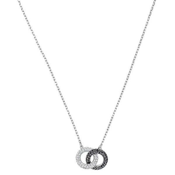 SWA RO 2019 New Stone Necklace Multi Colored Rose Fashion Jewelry Girlfriend Gift Anniversary Wedding Souvenir 5445706 5414999