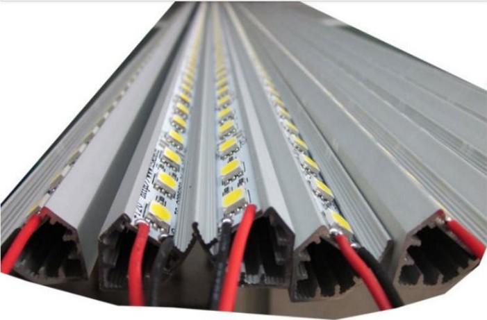 12 Volts 1m 5050 SMD LED Rigid Strip Lights Lamp 72leds Hard Article Light Bar + 