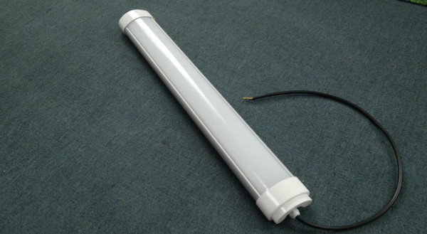 Free Shipping Fedex High Brightness 20W 30W 40W 60W LED Tri-proof Tube Light Aluminum+PC Material 110LM/w ,WW,NW,CW Color