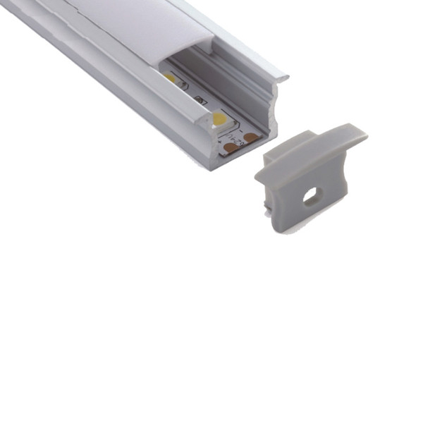 100 X 2M sets/lot 6000 series aluminum profile for led T style aluminium led housing channel for wall recessed lights