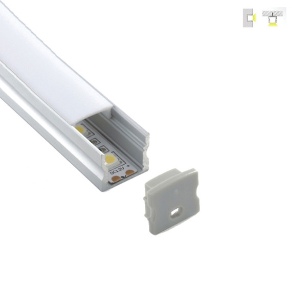 500 X 2M sets/lot Linear light led aluminium profile Square style aluminum led extrusions for ceiling mounted lamps