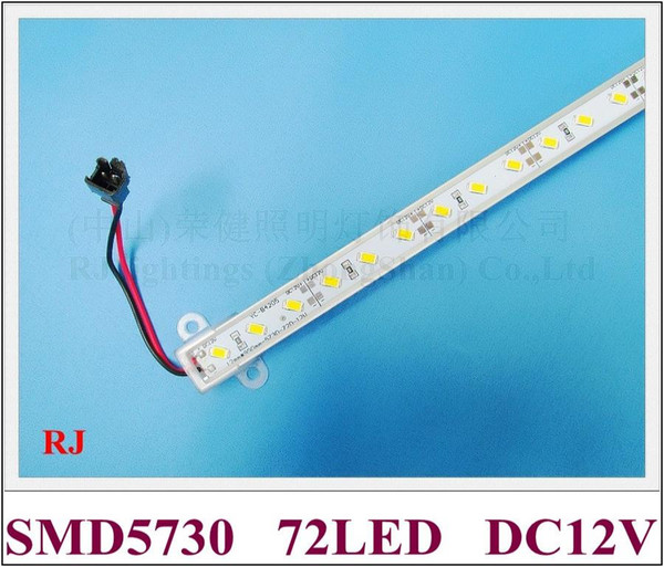 SMD 5730 LED light bar 5730 LED counter light rigid strip hard strip bar DC12V 100cm 72 led CE ROHS