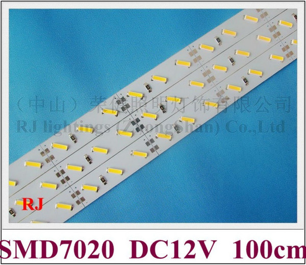 LED rigid strip LED light bar cabinet light 100cm 72 led SMD 7020 DC12V 36W white / warm white CE ROHS high bright