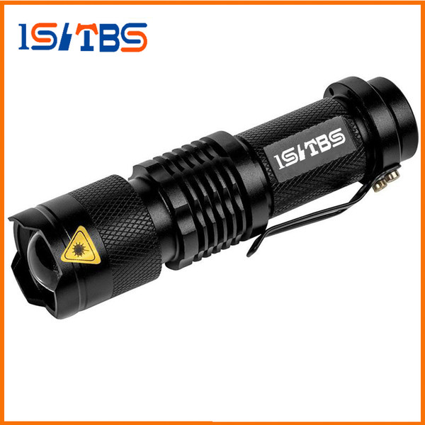 CREE Q5 LED Mini flashlight led lanterna cree torch Zoom 2000 lumens waterproof 14500 rechargeable battery OR AA