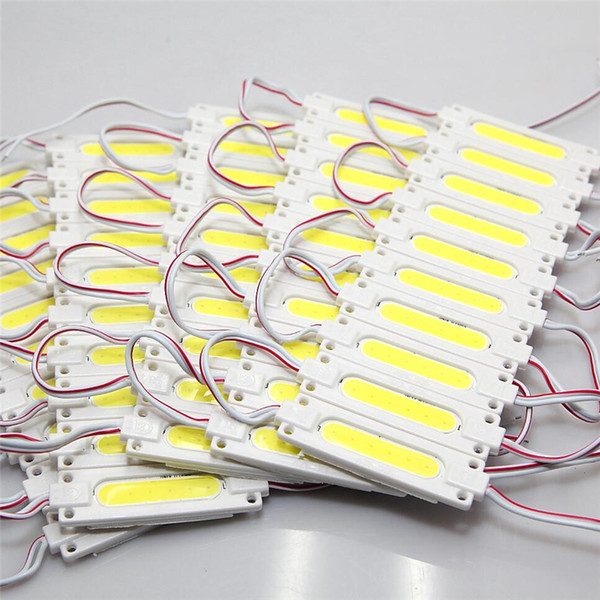 Super Bright COB 1W/2W LED Modules 6500K Cool White COB LED Chip Wateproof IP67 R/G/B/Warm White 12V Led Advertising Light